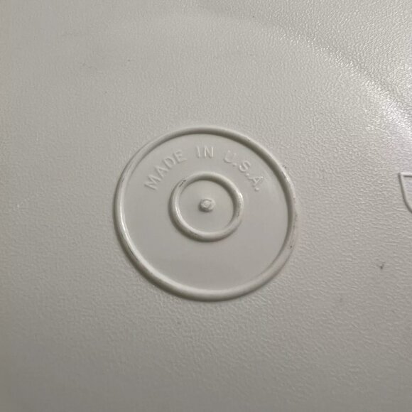 Vintage Tupperware Vegetable Veggie Tray Container White 1708-6 w/Lid - Picture 5 of 8